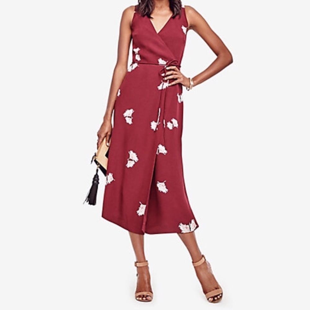 Ann Taylor Summer Blossom Midi Dress